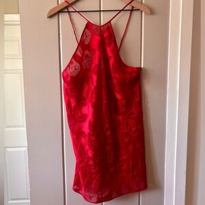 Vintage Red lace lingerie dress